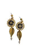 Aretes MORENA CORAZON, Atrapasueño, Negro