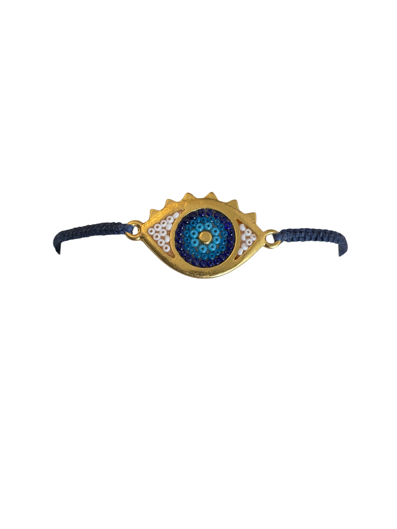 Pulsera MORENA CORAZON, Ojo turco, Azul
