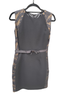 Vestido WANDA AMIEIRO, Negro, beige