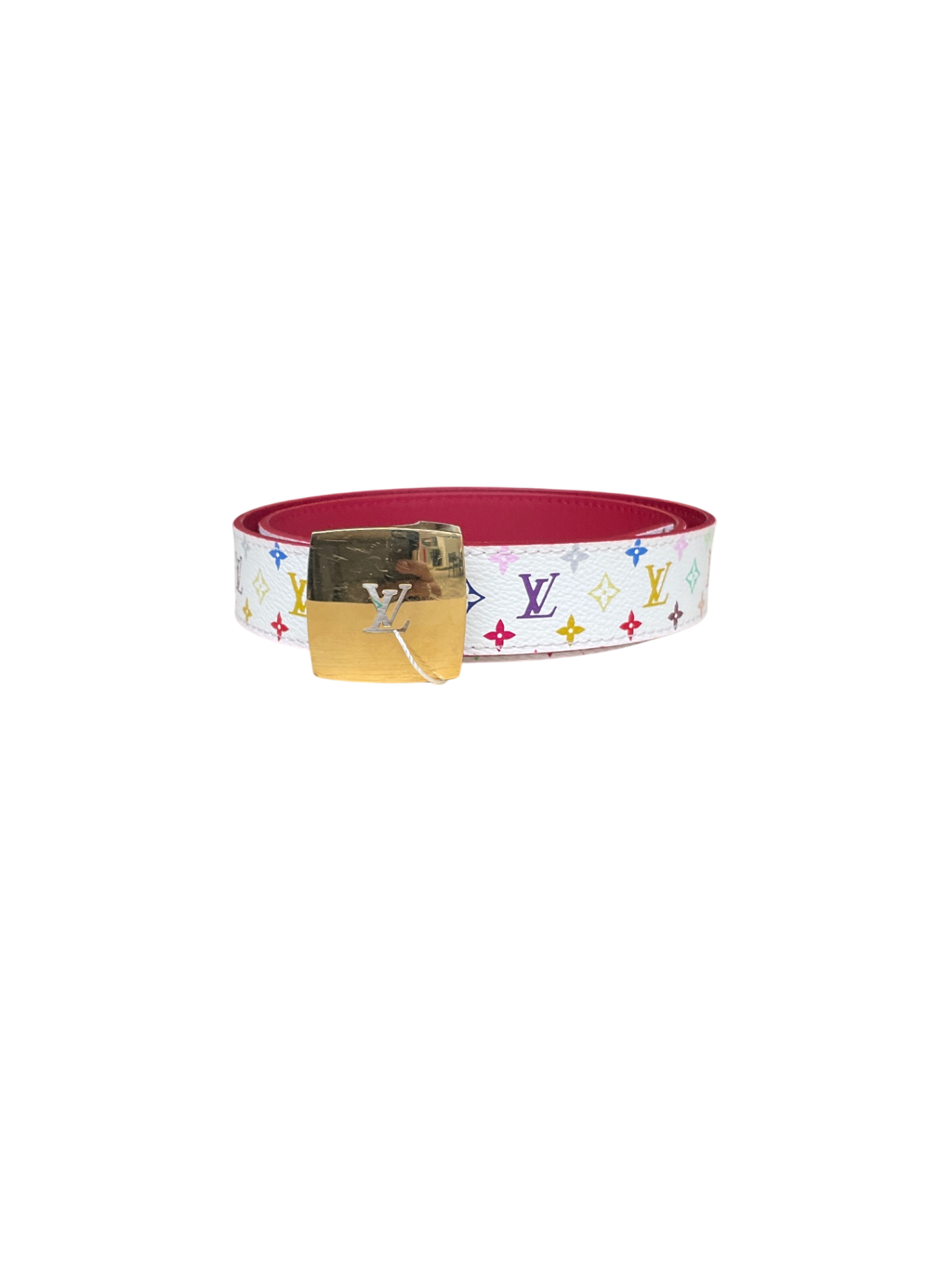 Cinturón LOUIS VUITTON, Monograma multicolor Saint Tul, Colores