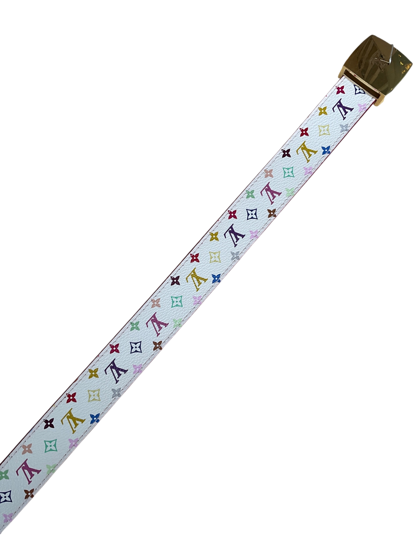 Cinturón LOUIS VUITTON, Monograma multicolor Saint Tul, Colores