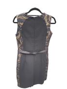 Vestido WANDA AMIEIRO, Negro, beige