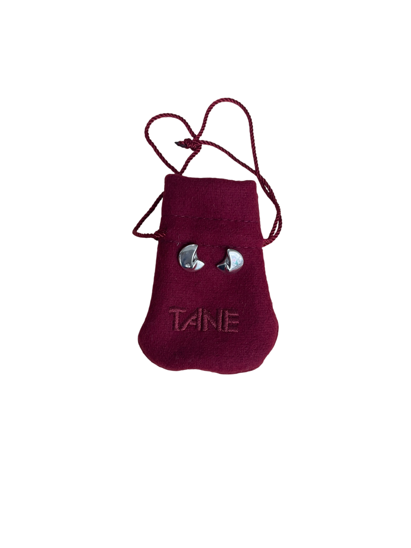 Aretes TANE, Plateado