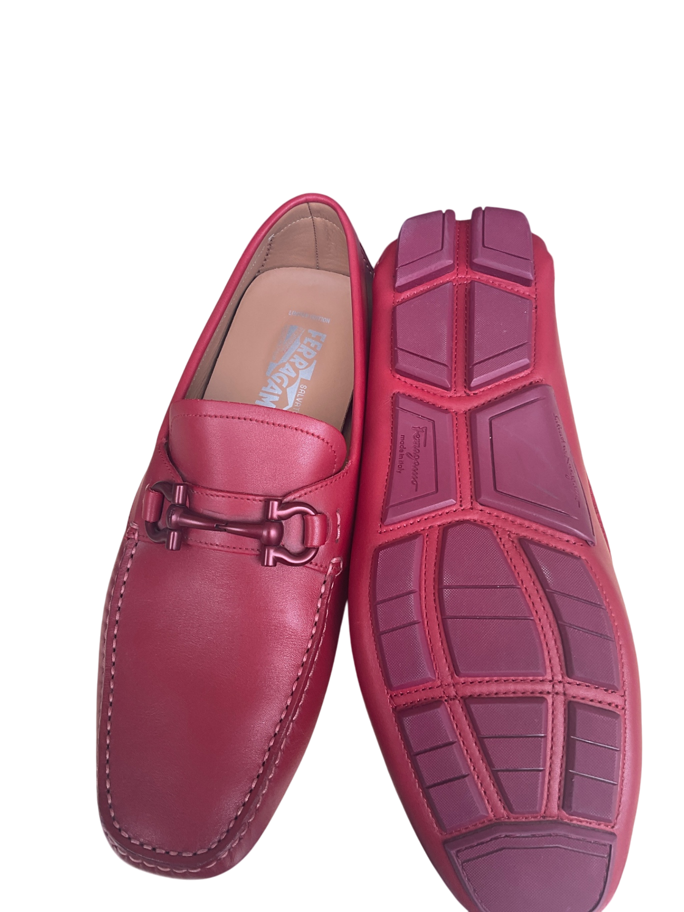Zapato FERRAGAMO, Mod D163, Rojo