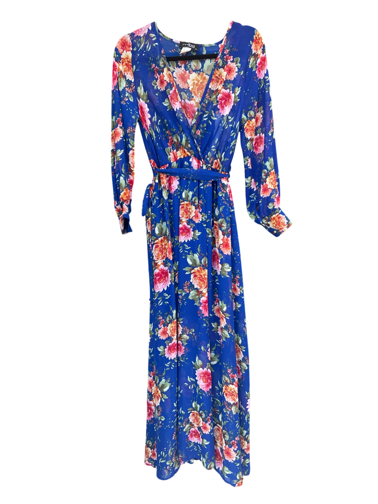 Vestido MIPA, Azul con flores