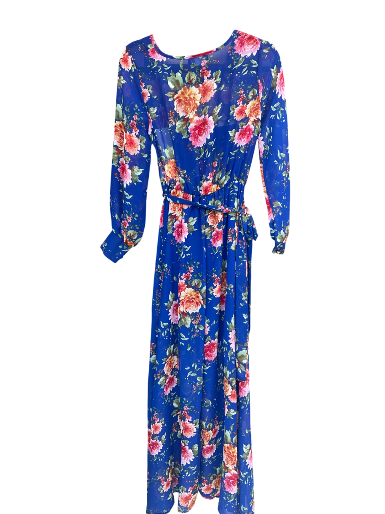 Vestido MIPA, Azul con flores