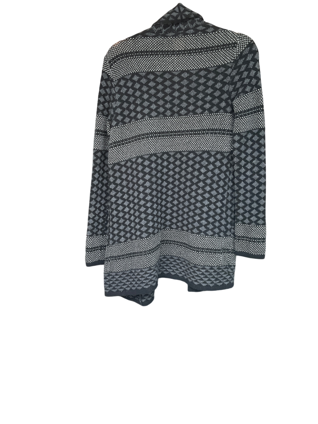 Suéter BCBG, Negro, gris