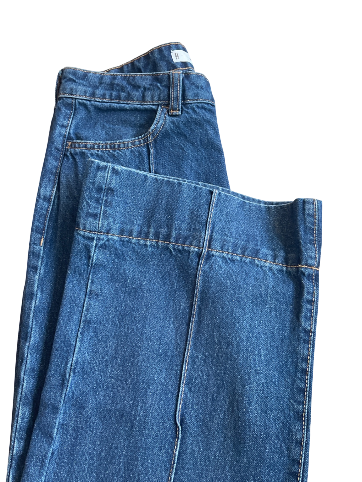Pantalón MANGO, Azul