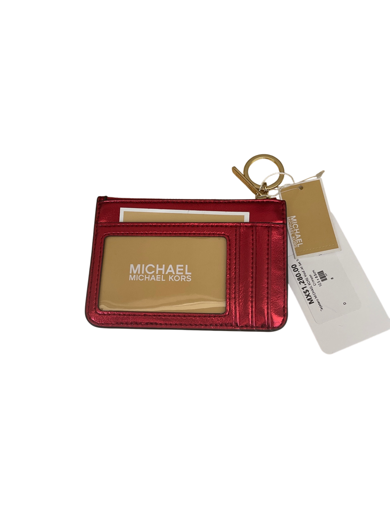 Tarjetero MICHAEL KORS, Mod Jet Set Travel, Crimson
