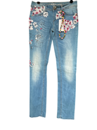 Pantalón DESIGUAL, Azul, rojo