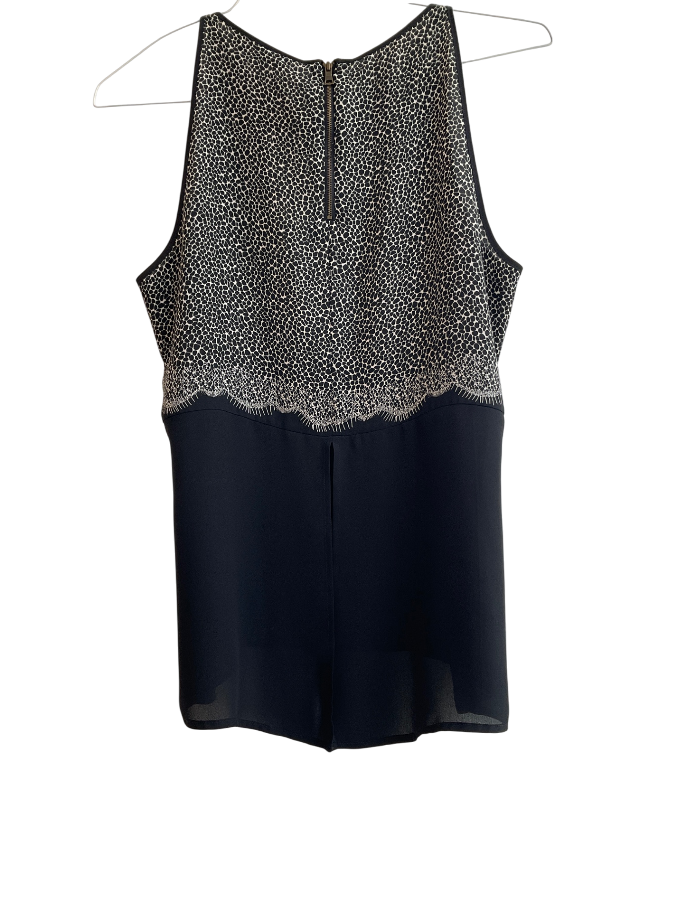 Blusa BCBG, Negro, blanco