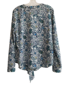 Blusa ANN TAYLOR, Azul, blanco