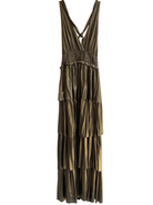 Vestido ZKUATTRA, Dorado