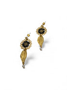 Aretes MORENA CORAZÓN, Atrapasueño, Negro