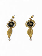 Aretes MORENA CORAZÓN, Atrapasueño, Negro