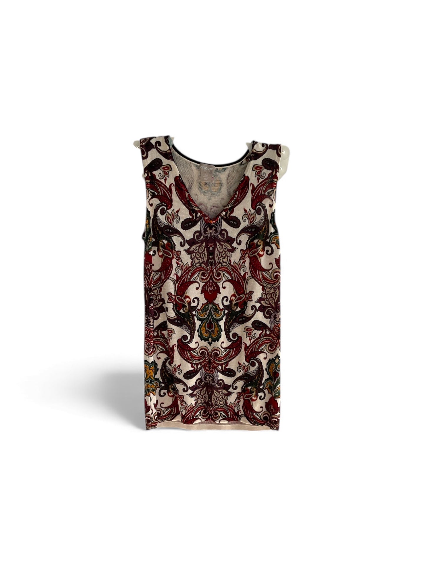 Blusa y Suéter CHICO'S, Vino, beige