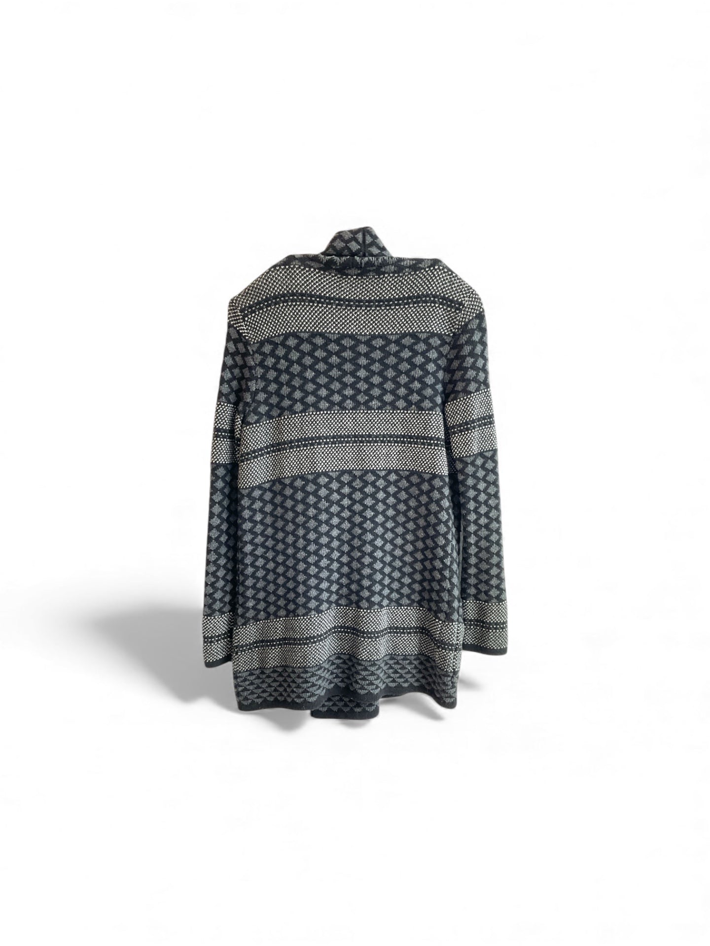 Suéter BCBG, Negro, gris