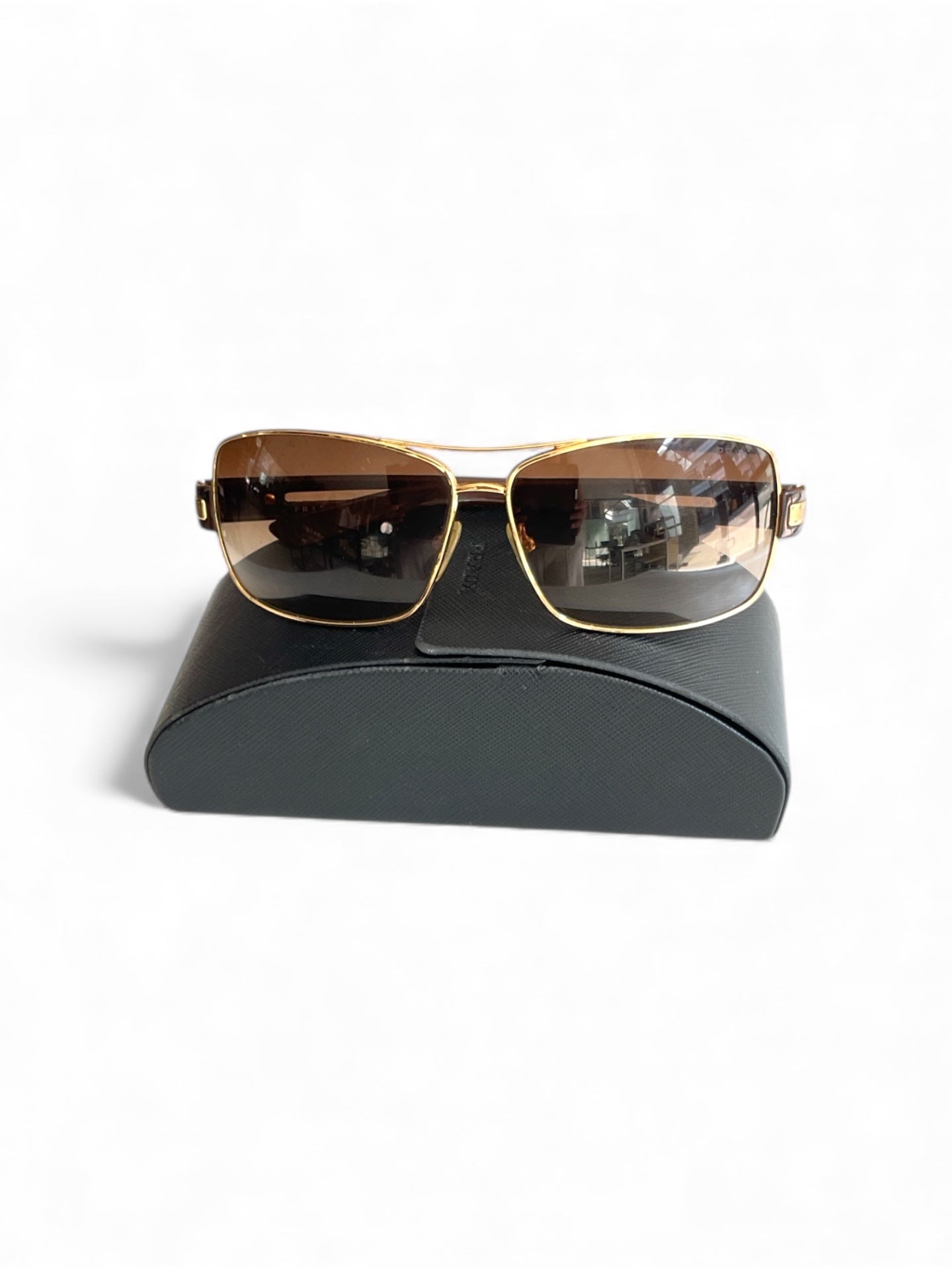 Lentes PRADA, Dorado