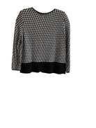 Blusa PURIFICACION GARCIA, Negro, blanco