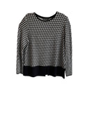 Blusa PURIFICACION GARCIA, Negro, blanco