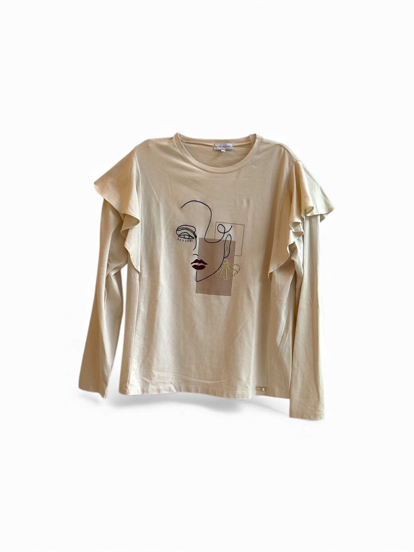 Playera ALBA CONDE, Ivory