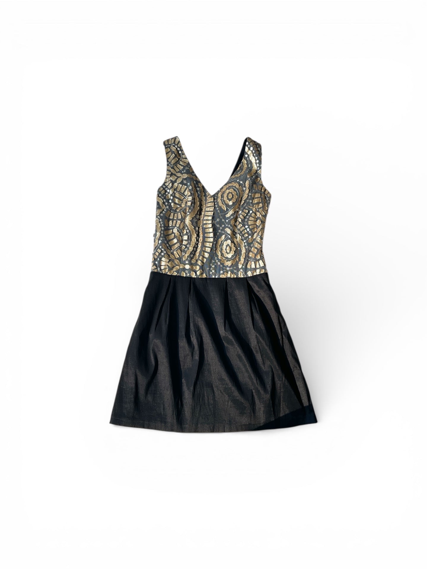 Vestido ELLE Negro, dorado