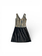 Vestido ELLE Negro, dorado