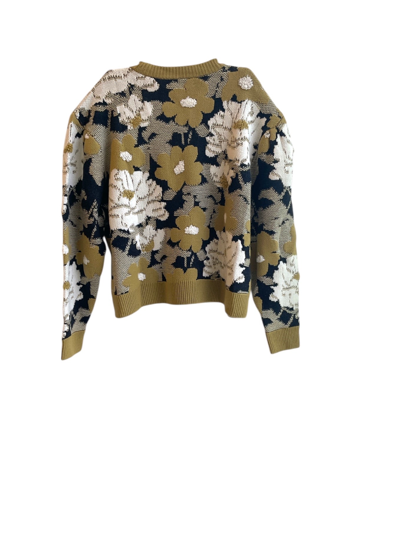 Suéter CLUB MONACO, Verde, beige, negro