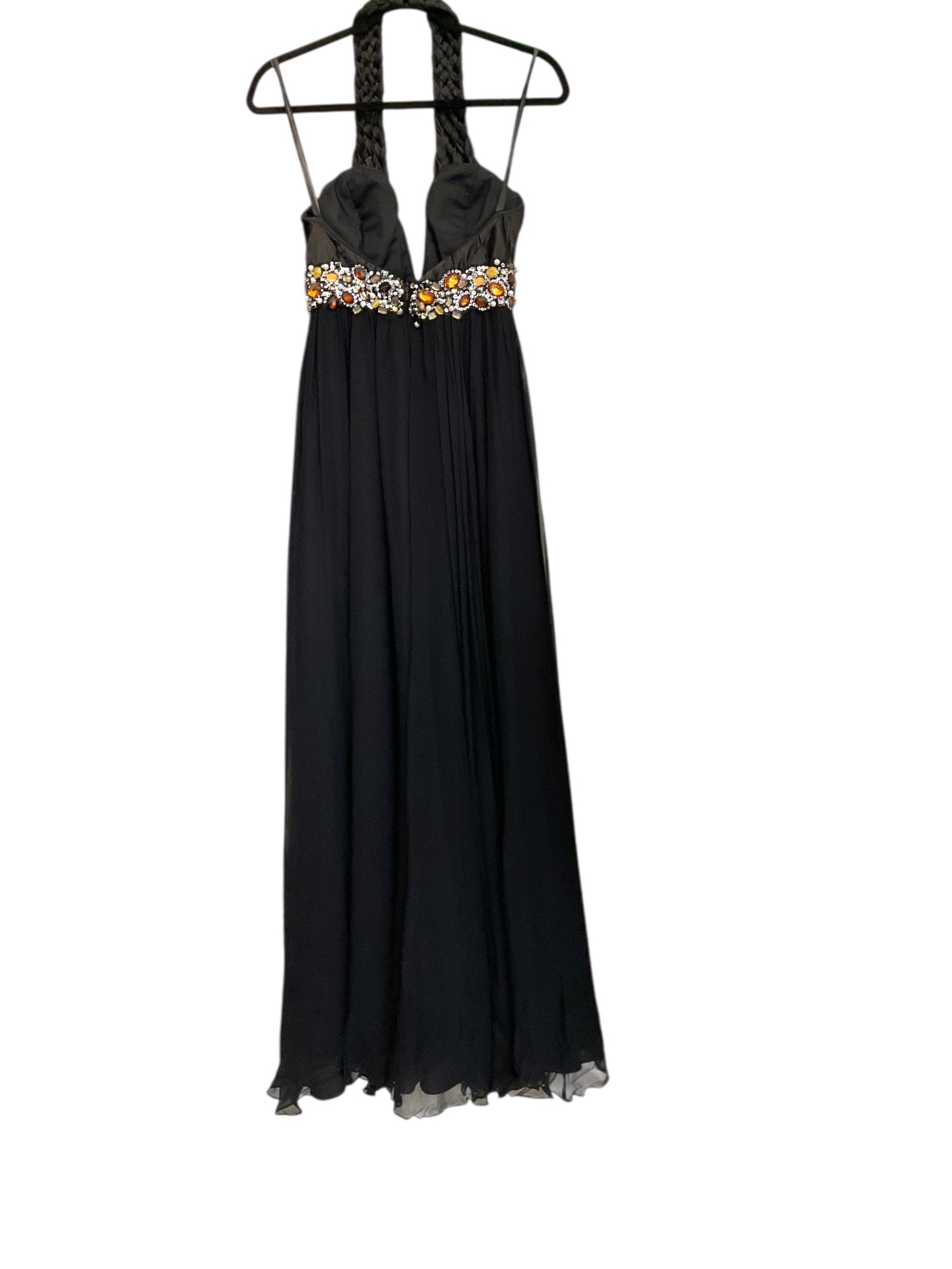 Vestido TERANI, Negro