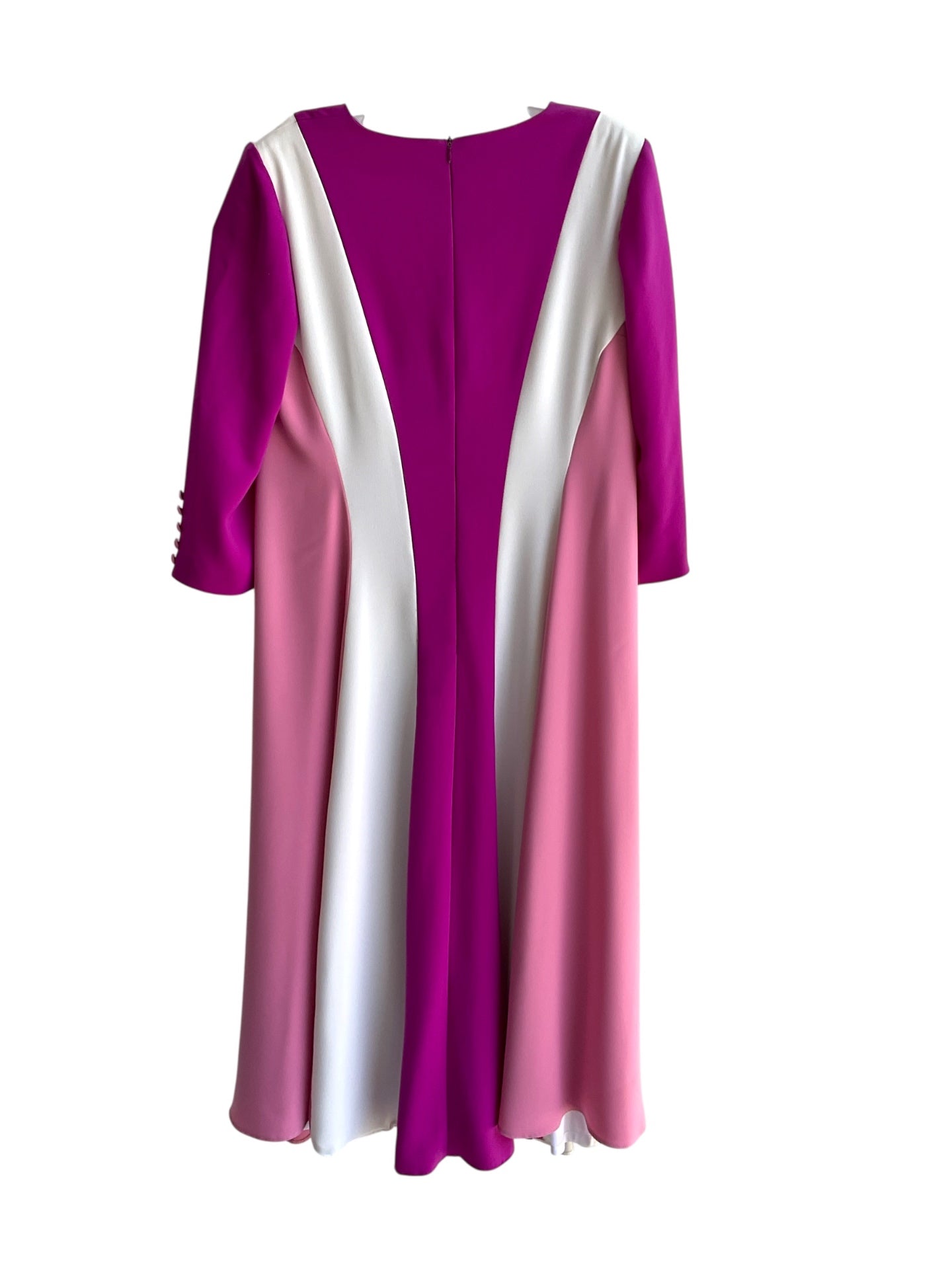 Vestido PILAR TENA, Blanco, rosa