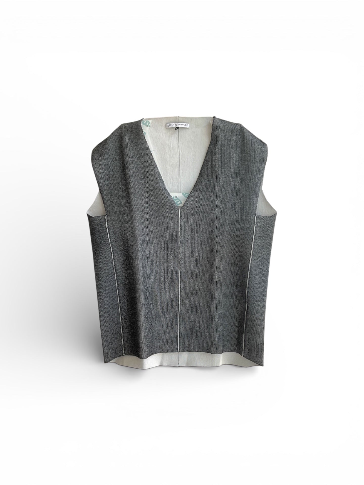 Chaleco ADOLFO DOMINGUEZ, Gris