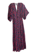 Vestido S.SIMON, Azul, rojo