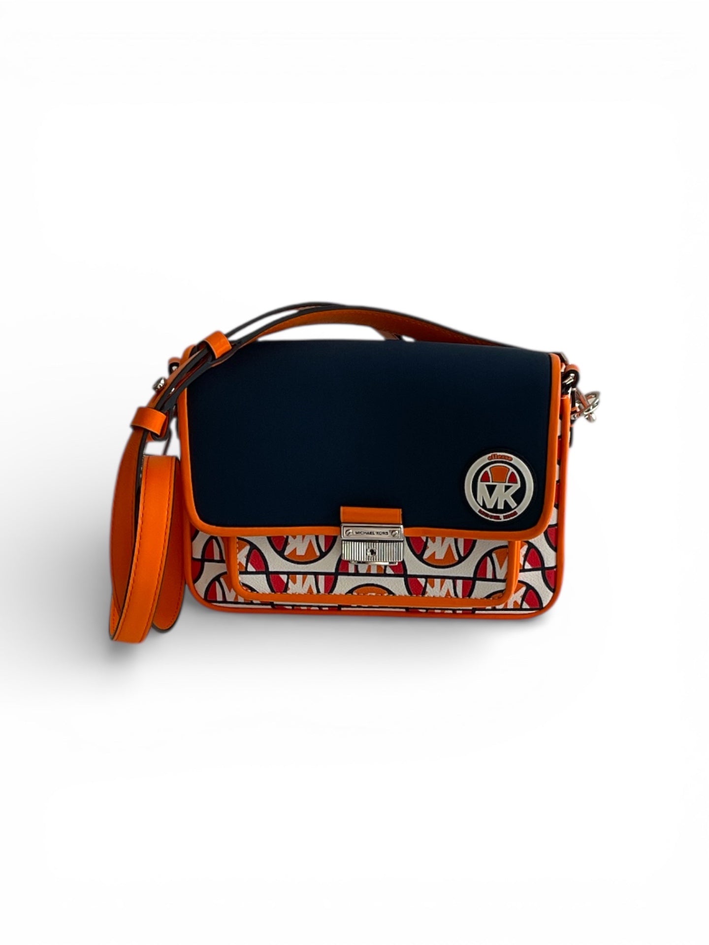 Bolsa MICHAEL KORS, Naranja, azul marino
