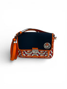 Bolsa MICHAEL KORS, Naranja, azul marino