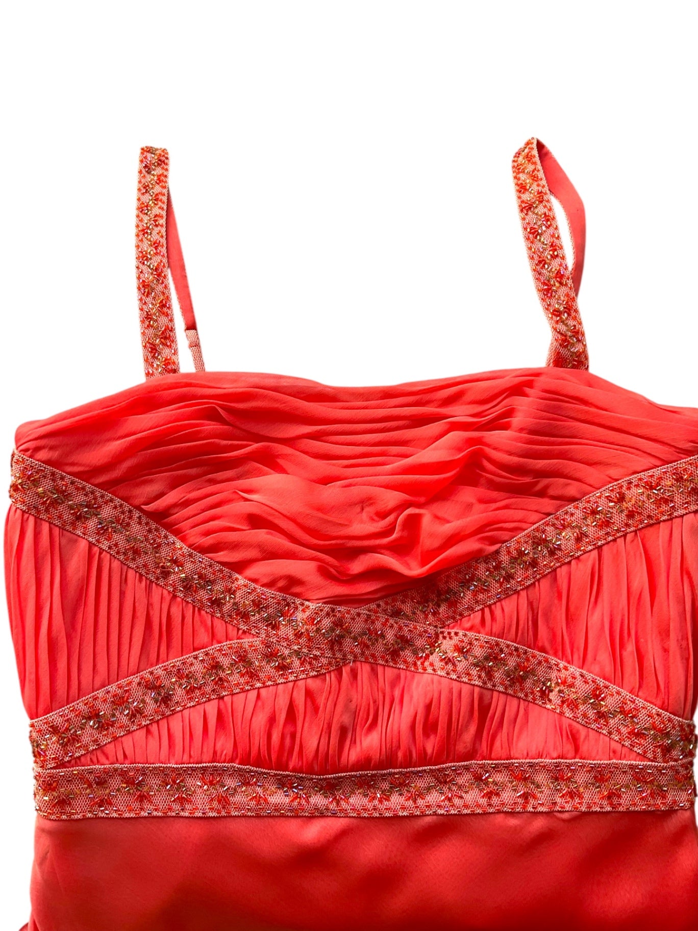 Vestido ADRIANNA PAPELL, Coral